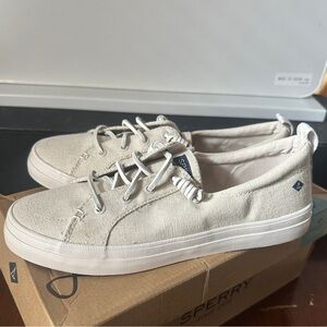 Sperry Off-White Canvas Sneakers